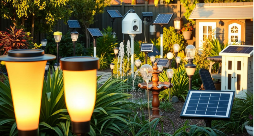 1Die besten Solar-Gadgets für den Garten Strom sparen mit cleverer Technik